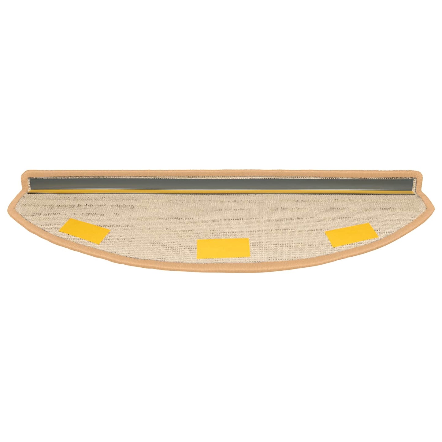 Self-adhesive Stair Mats 15 pcs Gold 80 x 24.5 x 3.5 cm