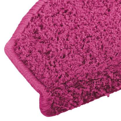 Self-adhesive Stair Mats 15 pcs Pink 80 x 24.5 x 3.5 cm