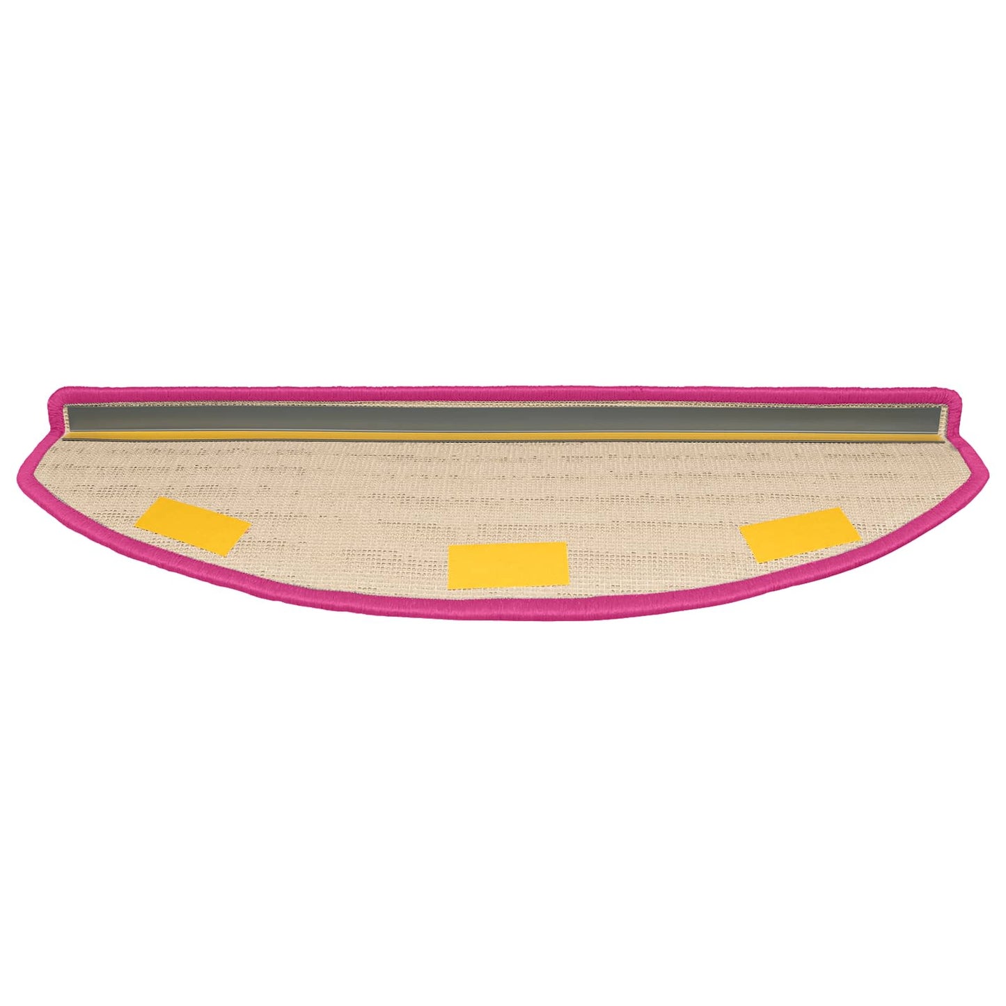 Self-adhesive Stair Mats 15 pcs Pink 80 x 24.5 x 3.5 cm