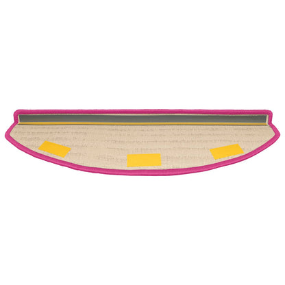 Self-adhesive Stair Mats 15 pcs Pink 80 x 24.5 x 3.5 cm