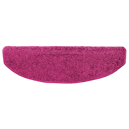 Self-adhesive Stair Mats 15 pcs Pink 80 x 24.5 x 3.5 cm