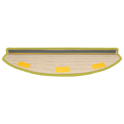 Self-adhesive Stair Mats 15 pcs Green 80 x 24.5 x 3.5 cm