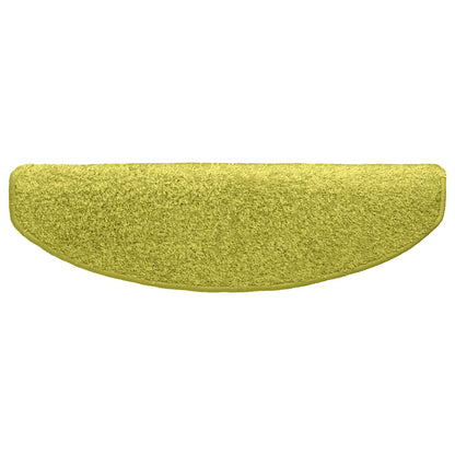 Self-adhesive Stair Mats 15 pcs Green 80 x 24.5 x 3.5 cm