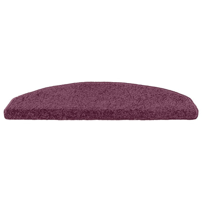 Self-adhesive Stair Mats 15 pcs Dark Purple 80 x 24.5 x 3.5 cm