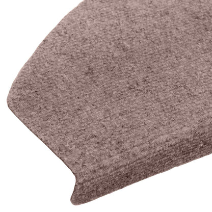 Self-adhesive Stair Mats 15 pcs Beige 80 x 24.5 x 3.5 cm