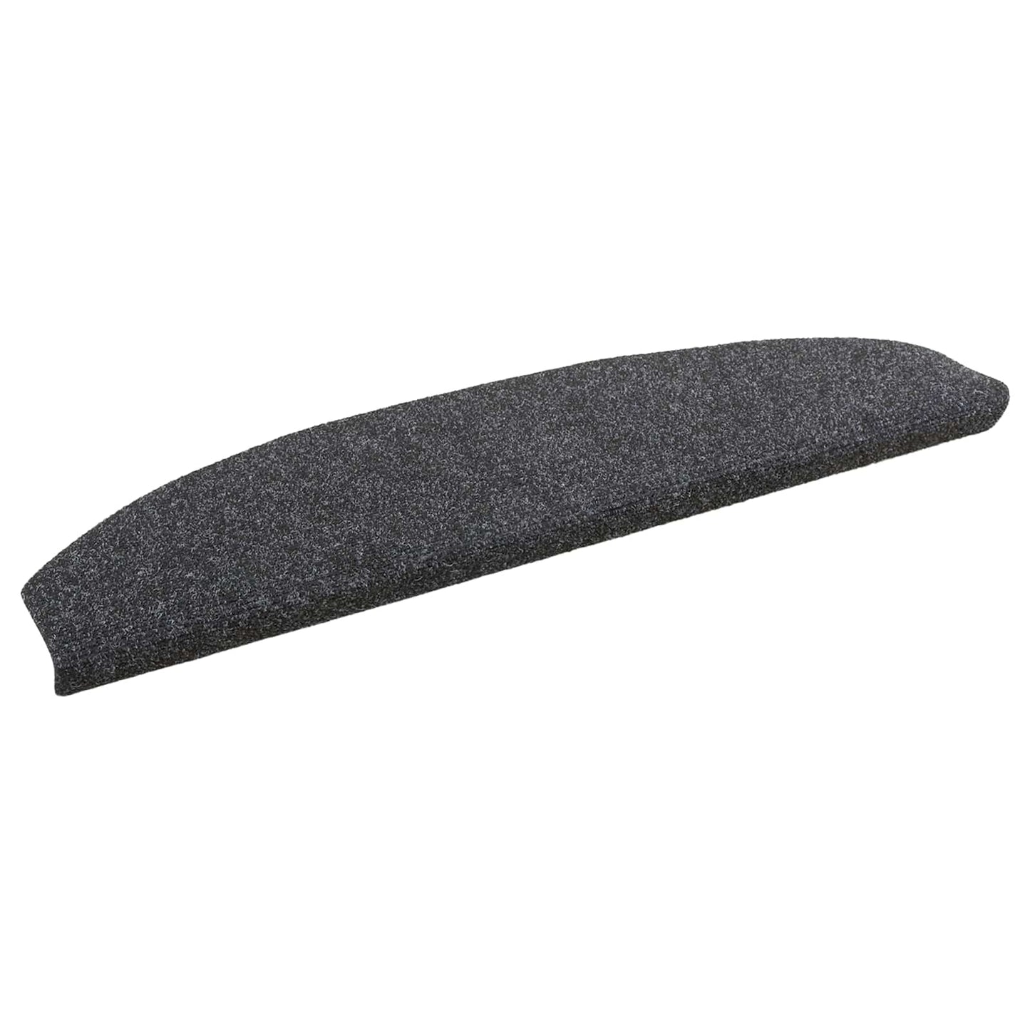 Self-adhesive Stair Mats 15 pcs Dark Grey 80 x 24.5 x 3.5 cm