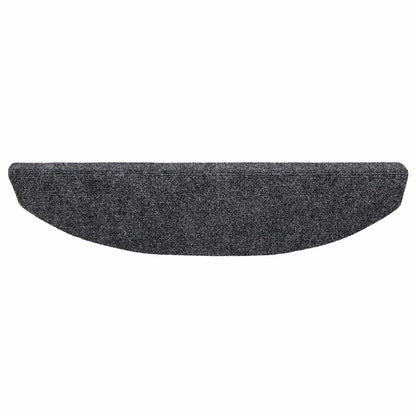 Self-adhesive Stair Mats 15 pcs Dark Grey 80 x 24.5 x 3.5 cm