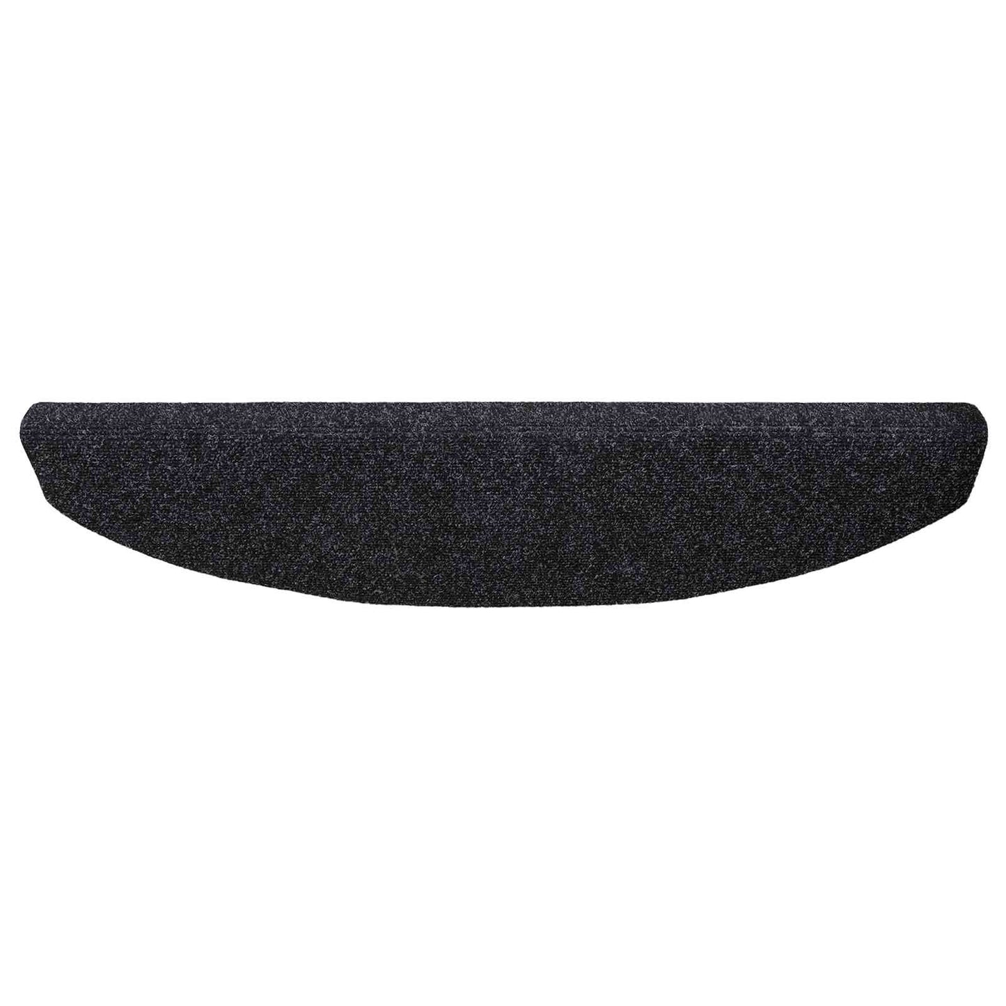 Self-adhesive Stair Mats 15 pcs Black 80 x 24.5 x 3.5 cm