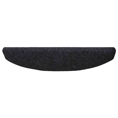Self-adhesive Stair Mats 15 pcs Black 80 x 24.5 x 3.5 cm