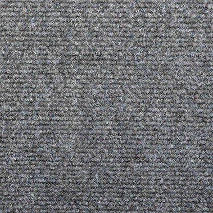 Self-adhesive Stair Mats 15 pcs Light Grey 80 x 24.5 x 3.5 cm