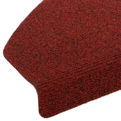 Self-adhesive Stair Mats 15 pcs Bordeaux Red 80 x 24.5 x 3.5 cm