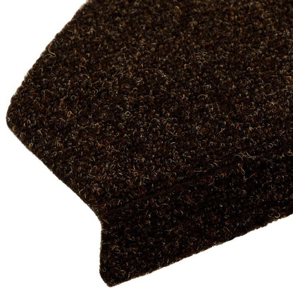 Self-adhesive Stair Mats 15 pcs Brown 80 x 24.5 x 3.5 cm