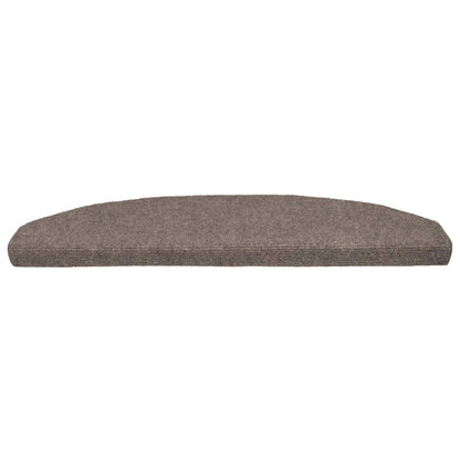 Self-adhesive Stair Mats 15 pcs Mocha 80 x 24.5 x 3.5 cm