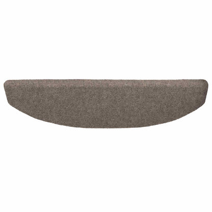 Self-adhesive Stair Mats 15 pcs Mocha 80 x 24.5 x 3.5 cm