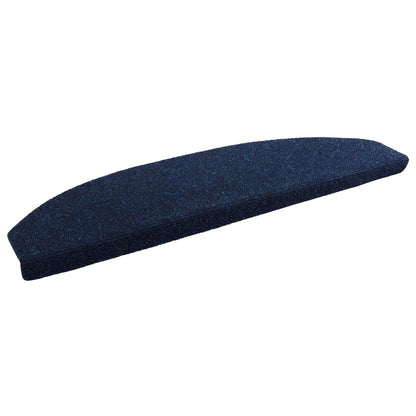 Self-adhesive Stair Mats 15 pcs Navy 80 x 24.5 x 3.5 cm