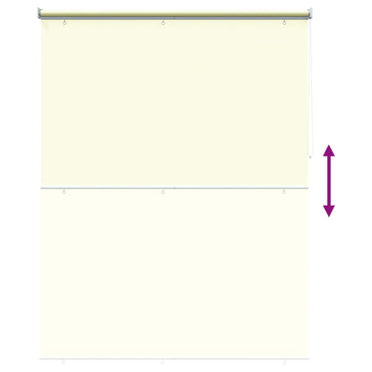 Outdoor Roller Blind UV Protection Cream 160 x 140 cm (W x H)