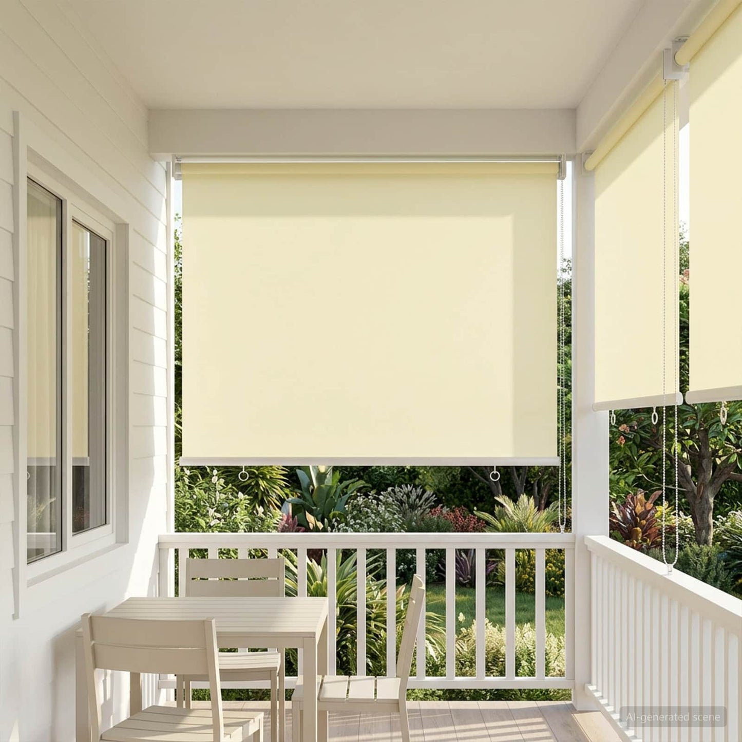 Roller Blind UV Protection Cream 60 x 230 cm Polyester