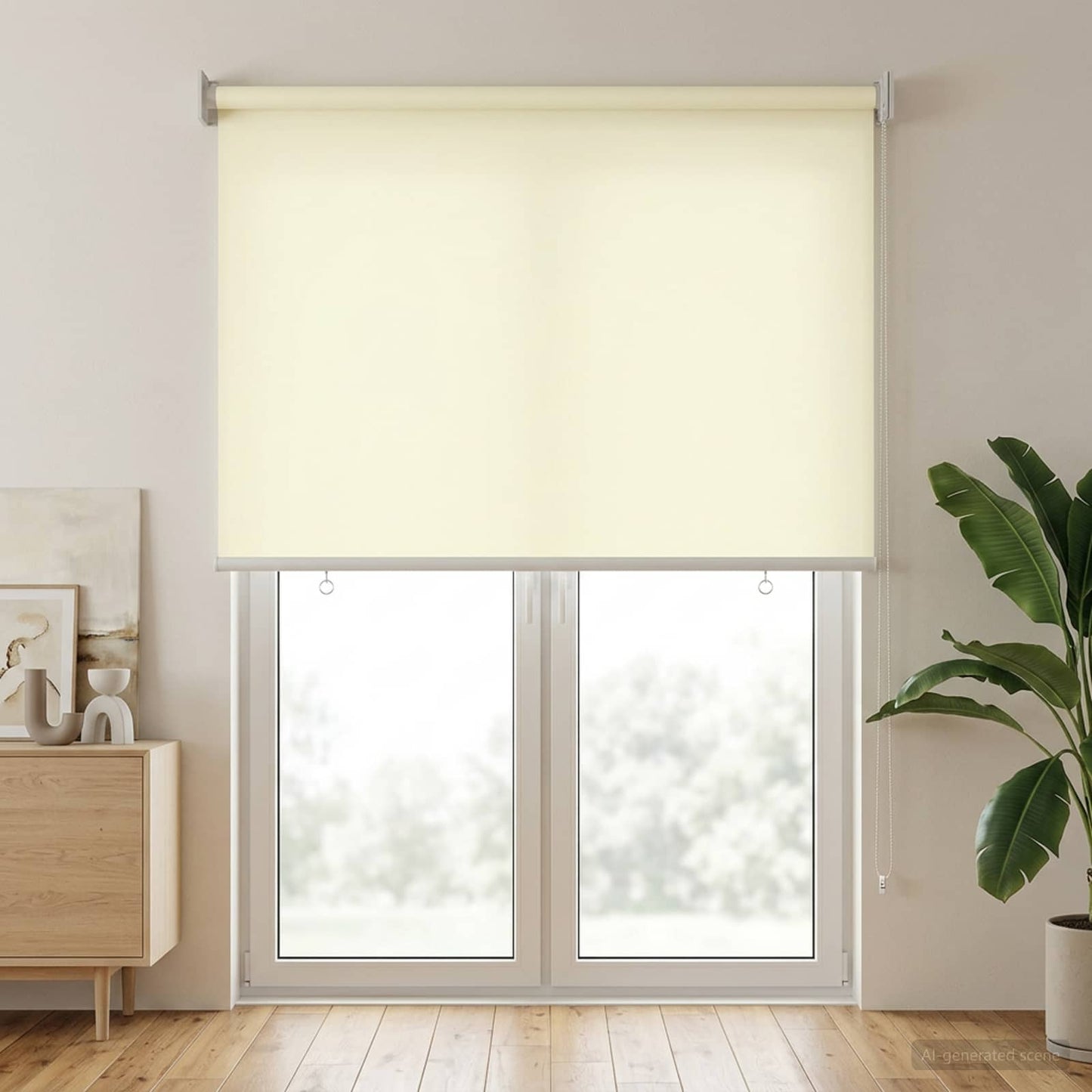 Roller Blind UV Protection Cream 60 x 230 cm Polyester