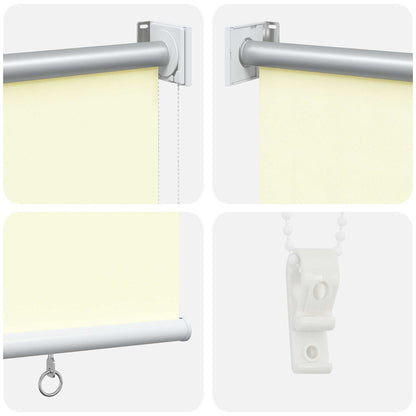 Outdoor Roller Blind UV Protection Cream 140 x 230 cm (W x H)