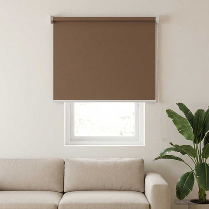 Roller Blind UV Protection Taupe 60 x 140 cm Polyester