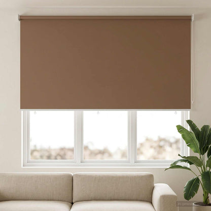 Outdoor Roller Blind UV Protection Taupe 200 x 140 cm (W x H)