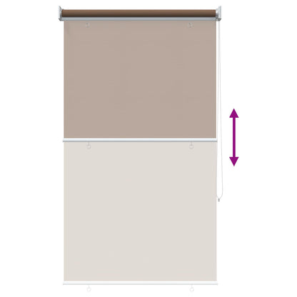 Outdoor Roller Blind UV Protection Taupe 60 x 230 cm (W x H)