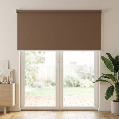 Outdoor Roller Blind UV Protection Taupe 145 x 230 cm (W x H)