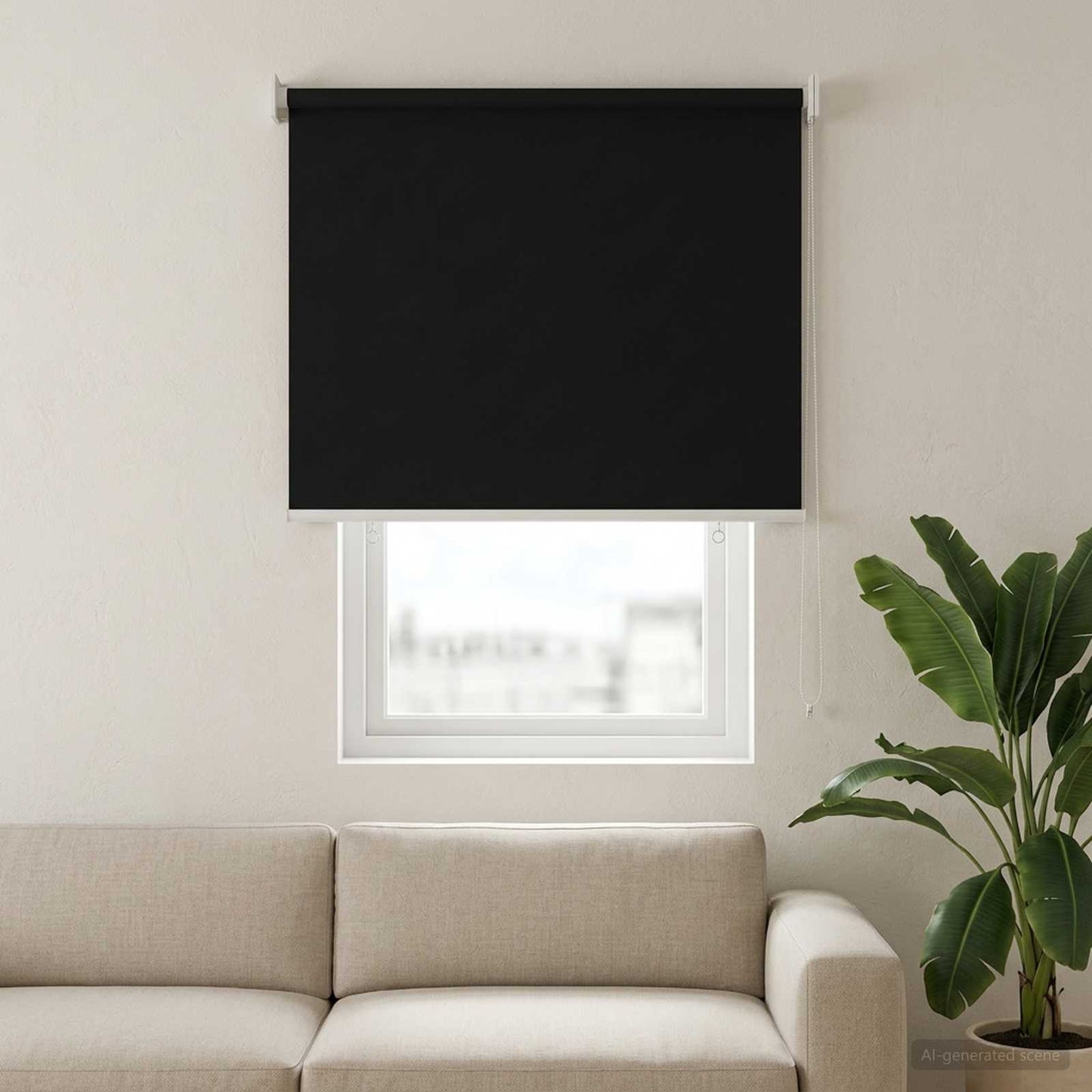 Outdoor Roller Blind UV Protection Anthracite Polyester