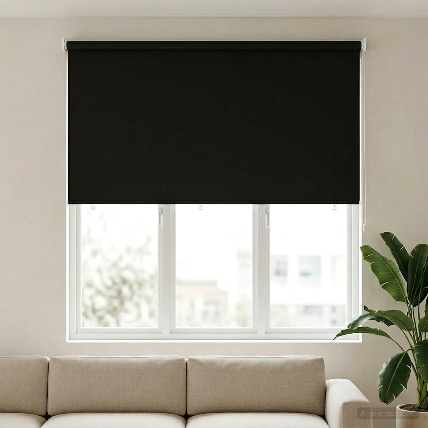 Roller Blind UV Protection Anthracite 180 x 140 cm Polyester