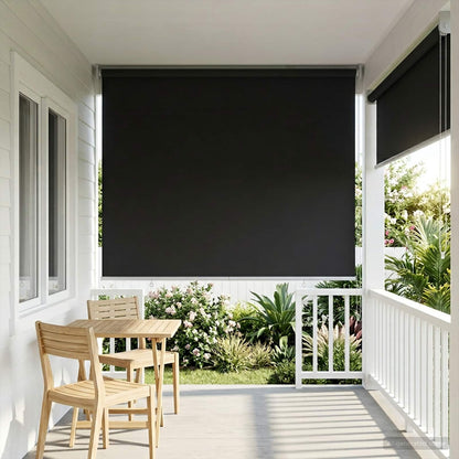Roller Blind UV Protection Anthracite 120 x 230 cm Polyester