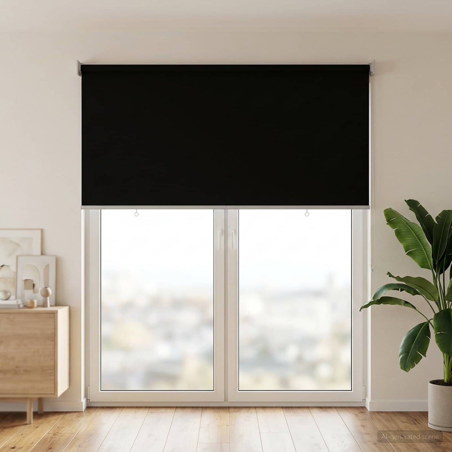 Roller Blind UV Protection Anthracite 120 x 230 cm Polyester