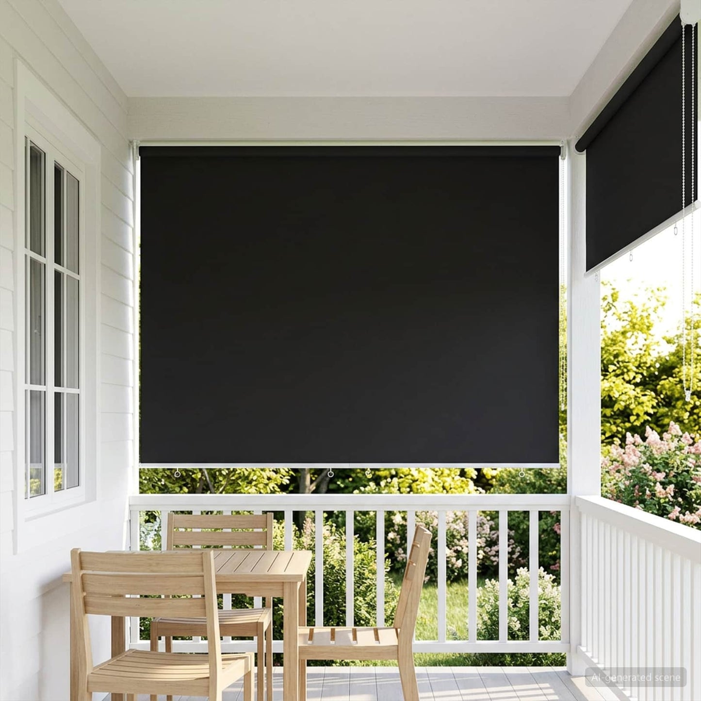 Roller Blind UV Protection Anthracite 160 x 230 cm Polyester