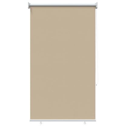 Outdoor Roller Blind UV Protection Beige 80 x 140 cm (W x H)