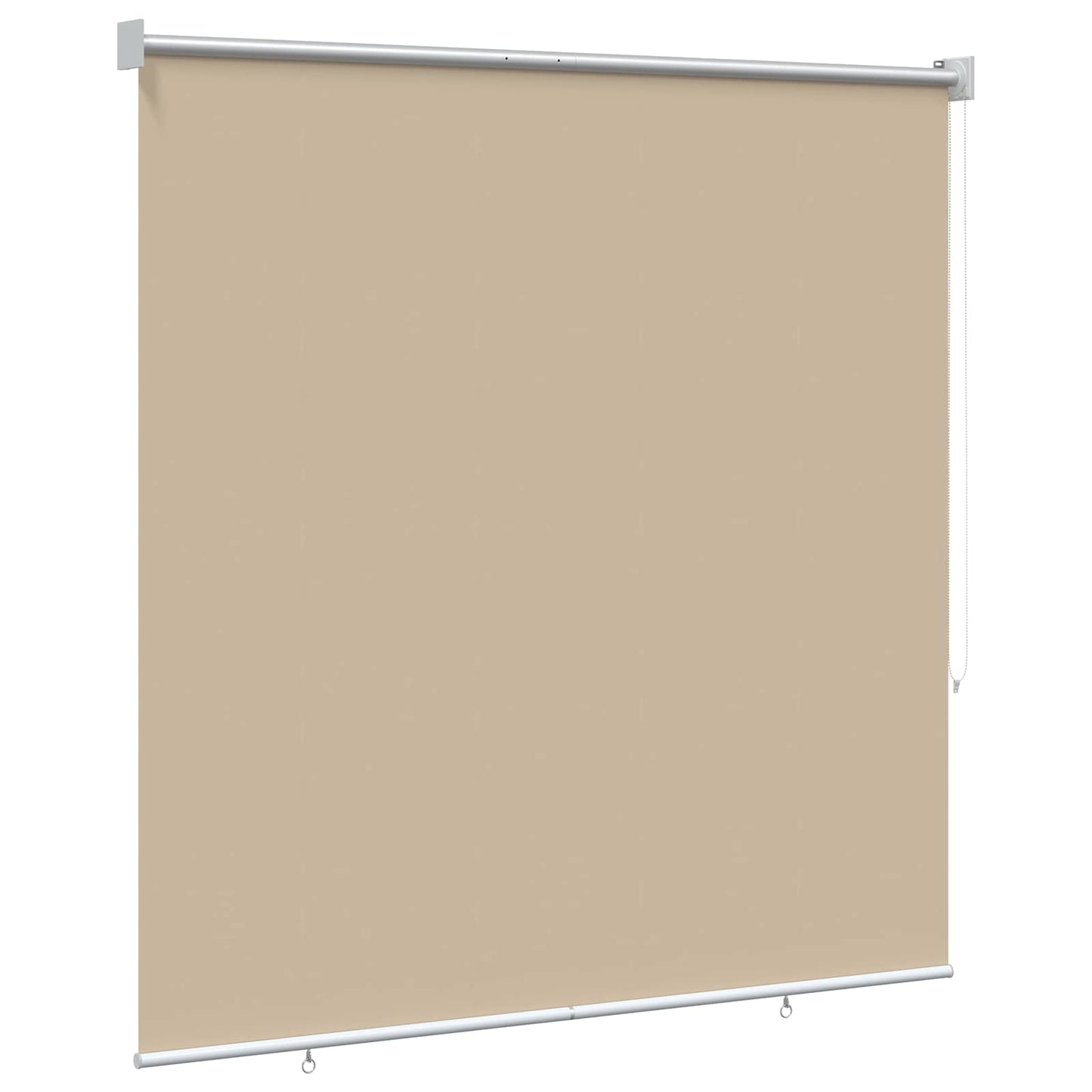 Roller Blind UV Protection Beige 140 x 140 cm Polyester