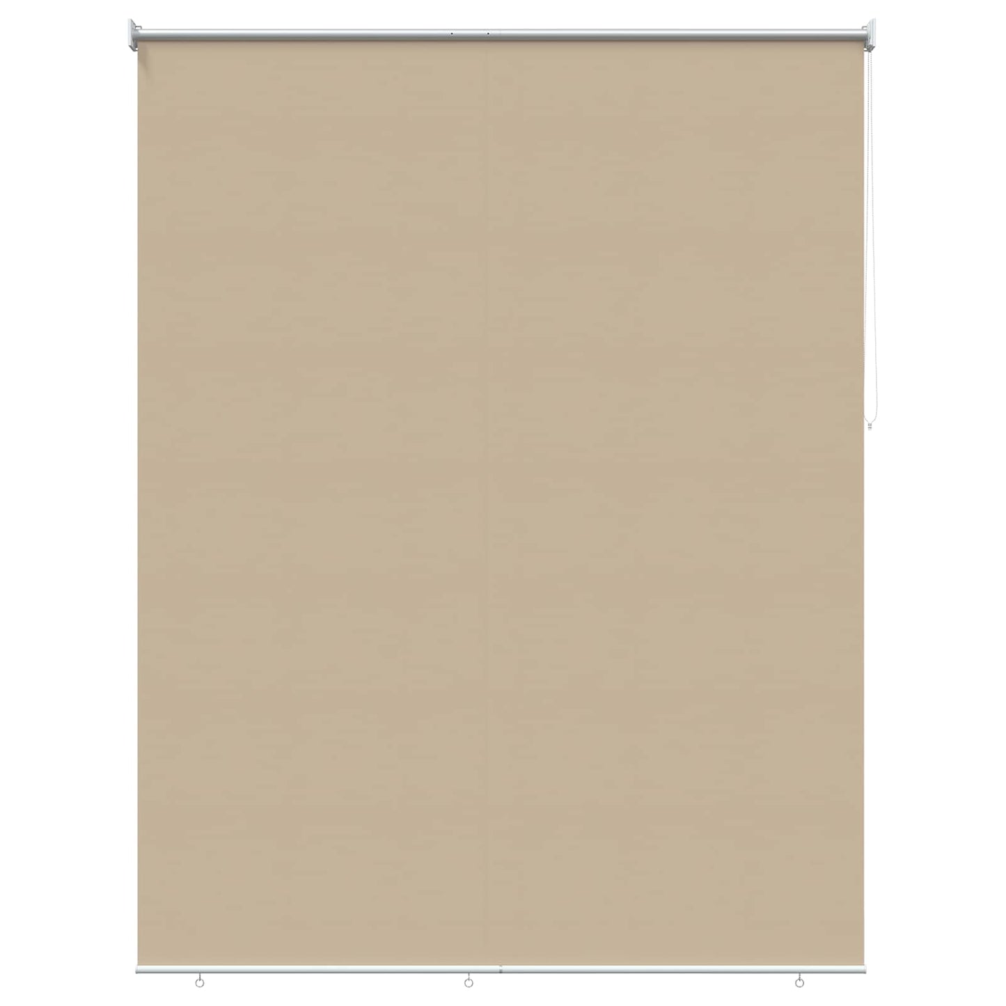 Outdoor Roller Blind UV Protection Beige 180 x 140 cm (W x H)