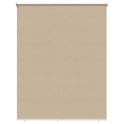 Outdoor Roller Blind UV Protection Beige 180 x 140 cm (W x H)