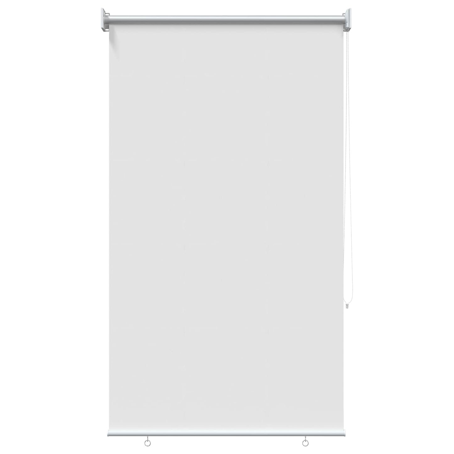 Outdoor Roller Blind UV Protection White 80 x 140 cm (W x H)