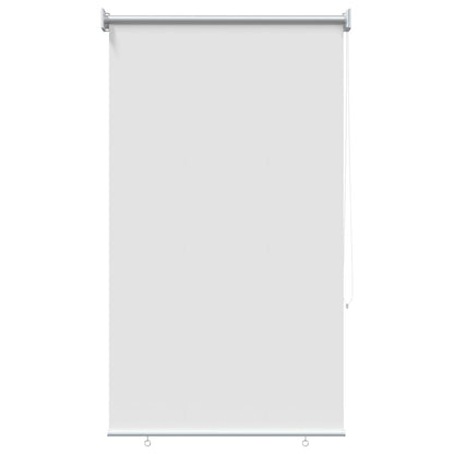 Outdoor Roller Blind UV Protection White 80 x 140 cm (W x H)