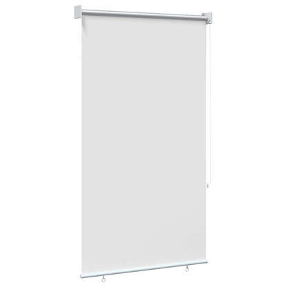 Roller Blind UV Protection White 100 x 140 cm Polyester