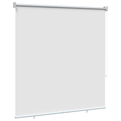Outdoor Roller Blind UV Protection White 120 x 140 cm (W x H)
