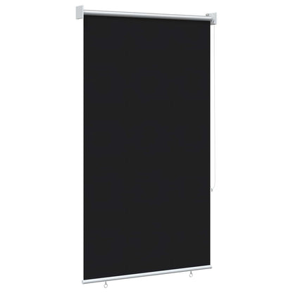 Outdoor Roller Blind UV Protection Black 80 x 140 cm (W x H)