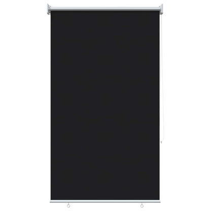 Outdoor Roller Blind UV Protection Black 100 x 140 cm (W x H)