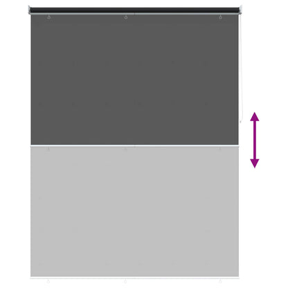 Roller Blind UV Protection Black 180 x 140 cm Polyester