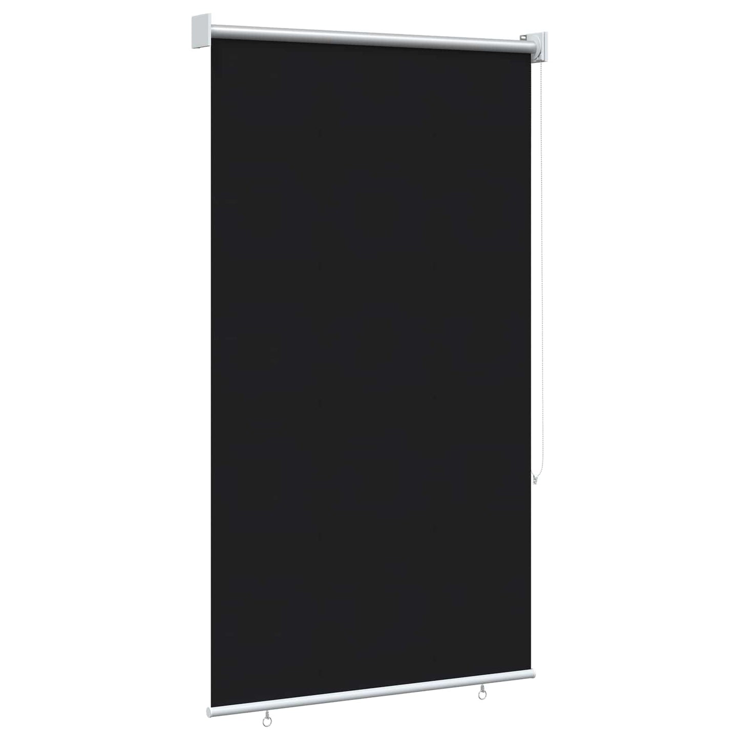 Outdoor Roller Blind UV Protection Black 60 x 230 cm (W x H)