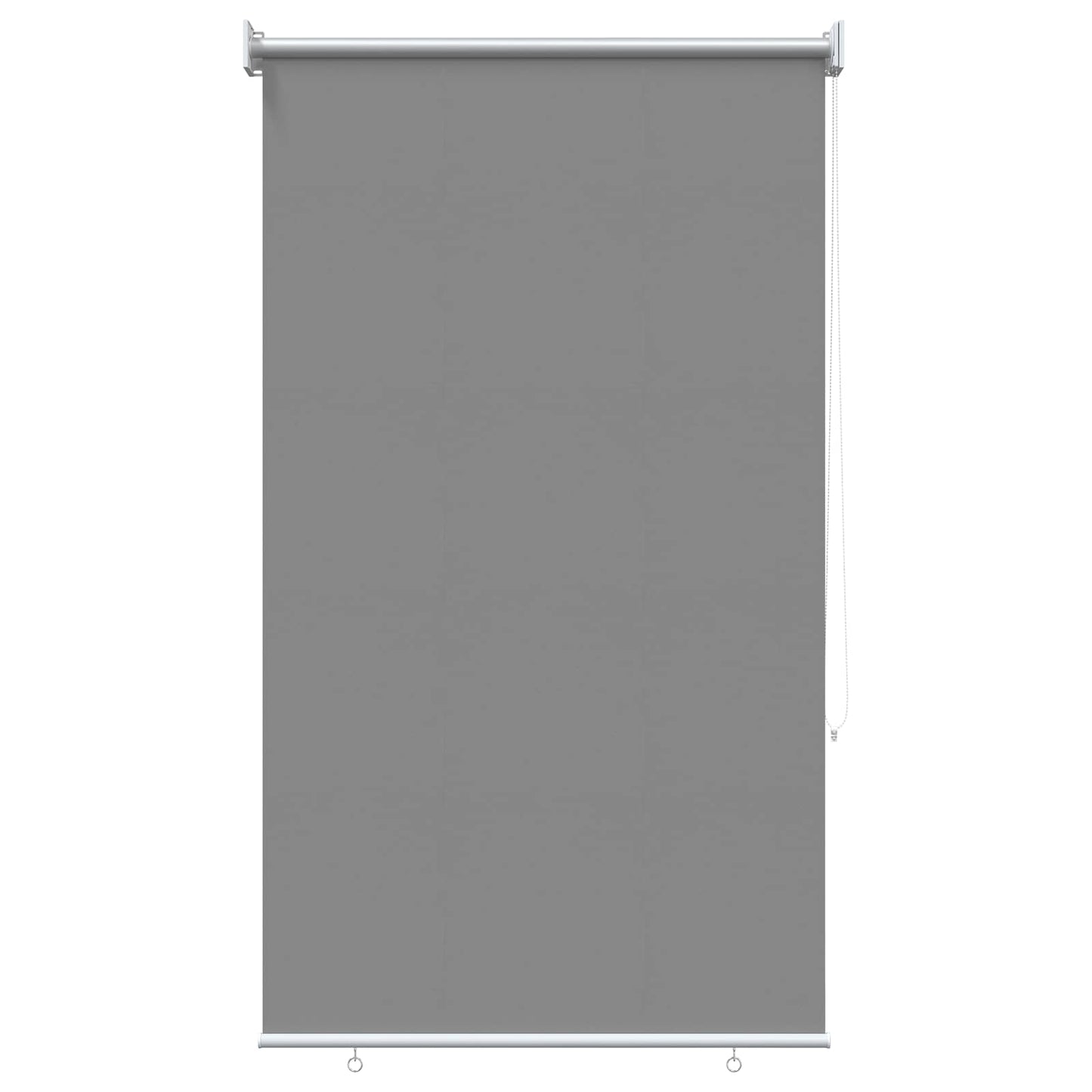 Outdoor Roller Blind UV Protection Light Grey Polyester