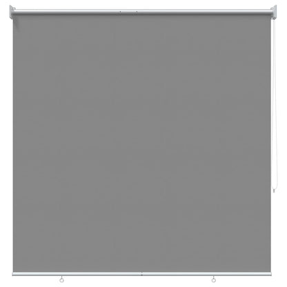 Outdoor Roller Blind UV Protection Light Grey Polyester