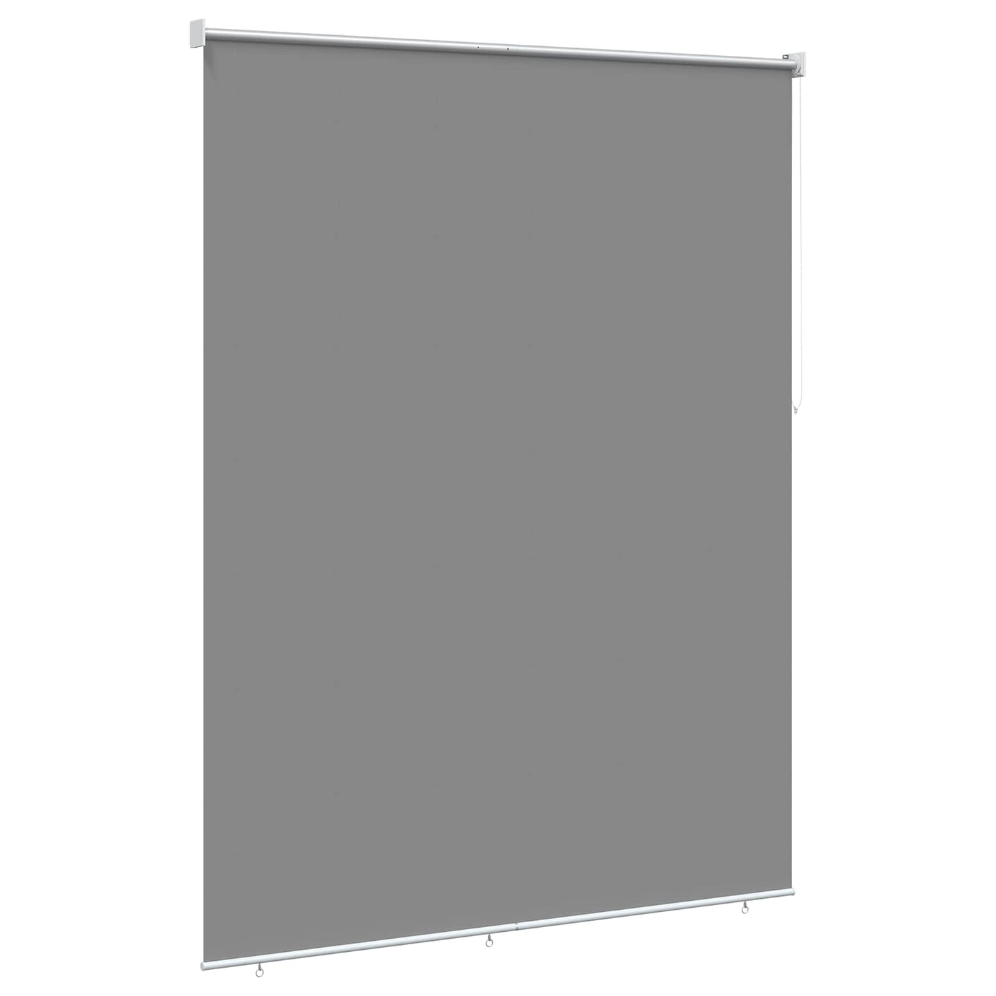 Roller Blind UV Protection Light Grey 200 x 140 cm Polyester