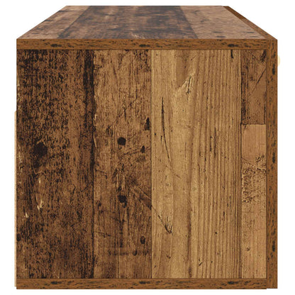 Wall Cabinet Wall-Mounted Old wood 80 x 36.5 x 35 cm
