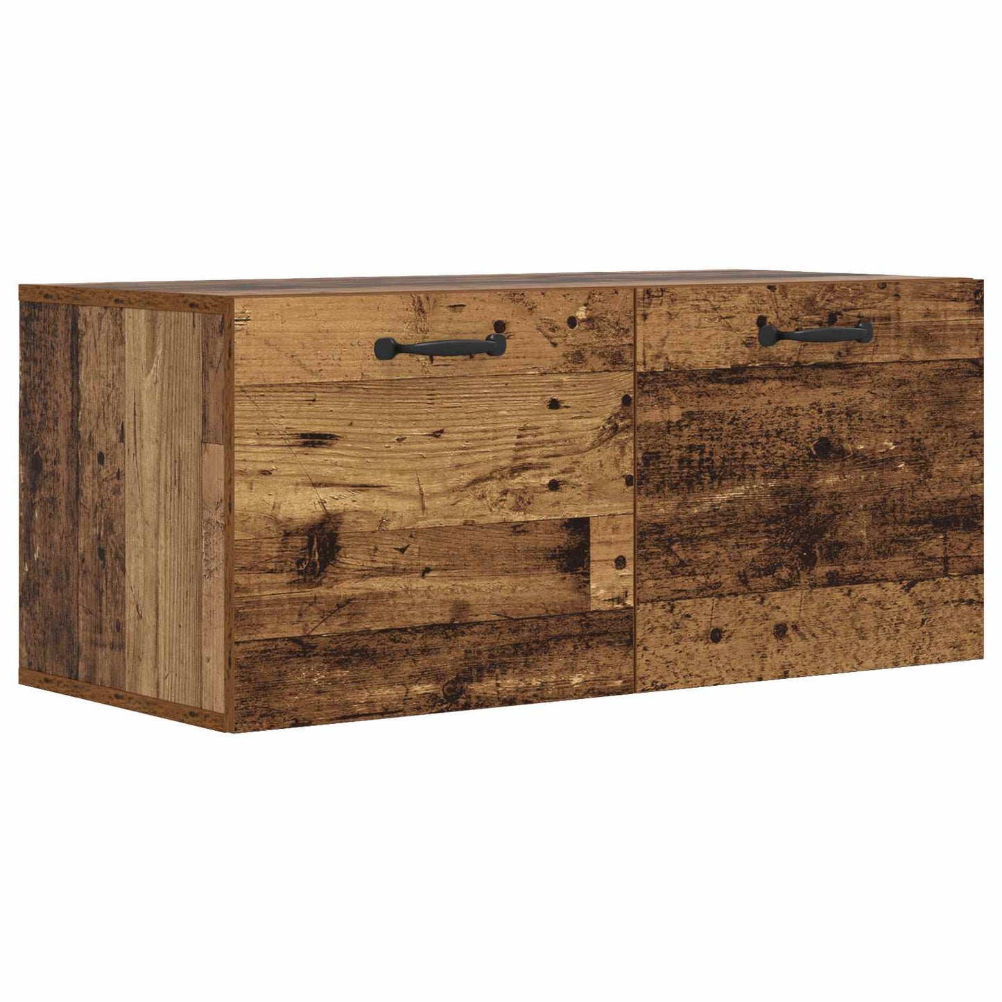 Wall Cabinet Wall-Mounted Old wood 80 x 36.5 x 35 cm