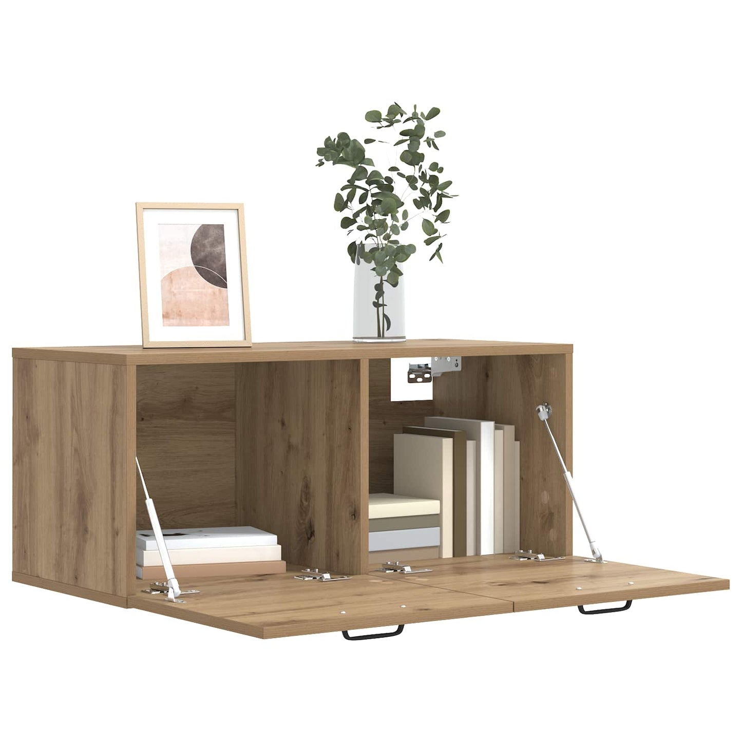 Wall Cabinet Wall-Mounted Artisan oak 80 x 36.5 x 35 cm